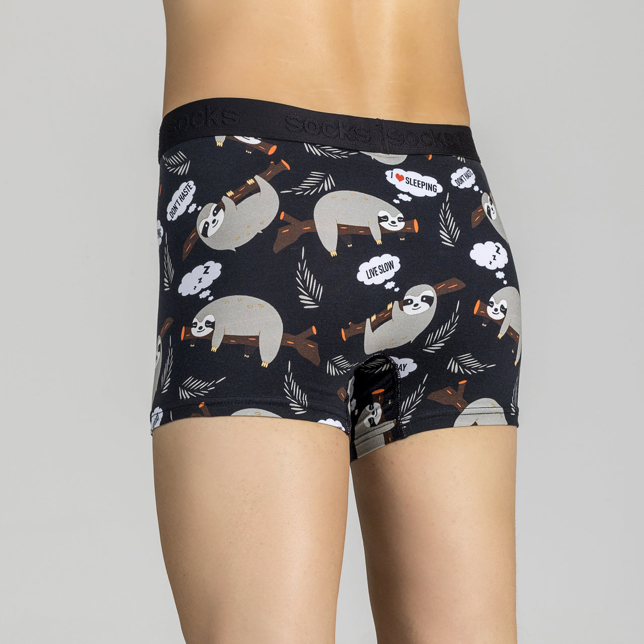 Men's Lazy Sloth Boxer Brief - 1 COLOR -