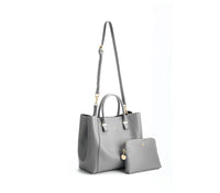 Thumbnail for GUNAS NEW YORK - Jane - Grey Vegan Leather Satchel with dust bag - 1 COLOR -