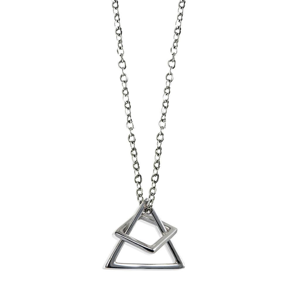 ClaudiaG - Sterling Silver Geo Game Necklace -