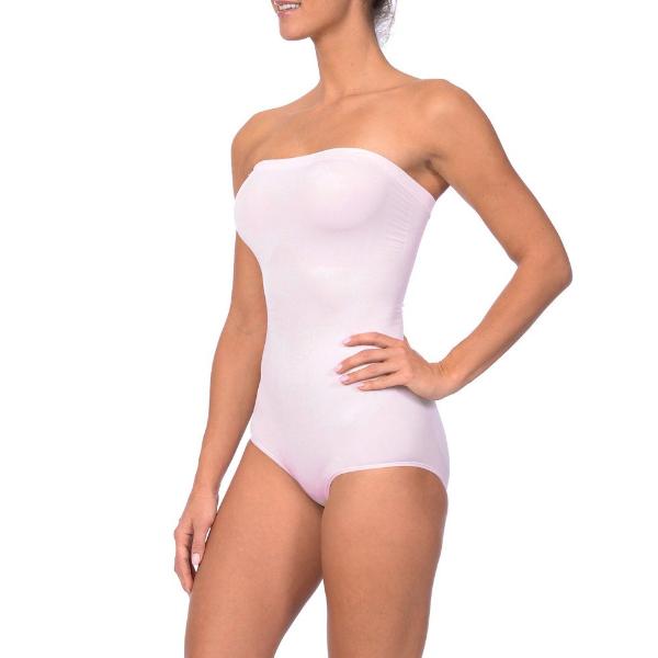 Seamless Strapless Bodysuit Pale Pink -