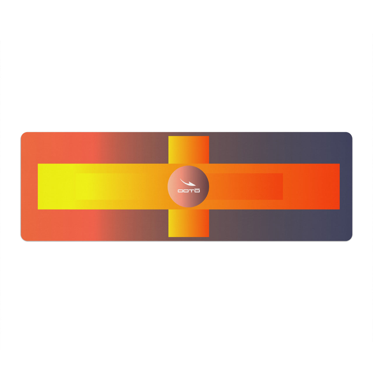 OOTO - Yoga Mat - Elisiidun orange fade