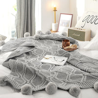 Thumbnail for Knit Blanket - Baby Super Soft Foldable Throw Knit Blanket - 3 COLORS -