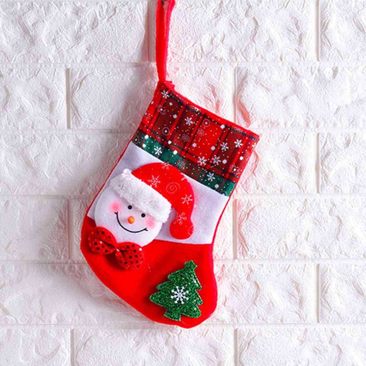 Christmas Stockings - 9.8" - [5-10 DAY DELIVERY] - T - 4 TYPES/STYLES -