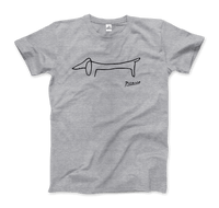 Thumbnail for Pablo Picasso Dachshund Dog (Lump) Artwork T-Shirt - 6 COLORS