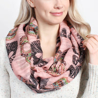 Thumbnail for Riah Fashion - Infinity Sugar Skull Scarf - 4 COLORS -