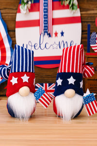 Thumbnail for Set of 2 Independence Day Knit Decor Gnomes - 14.5