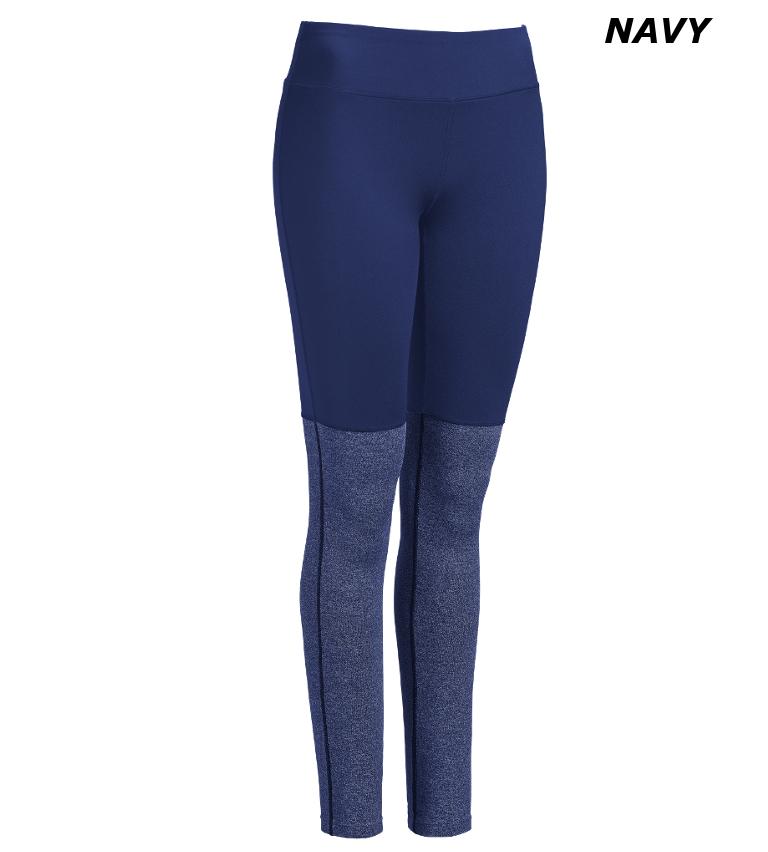 Women's Heather Blocked Legging - 2 COLOR COMBOS