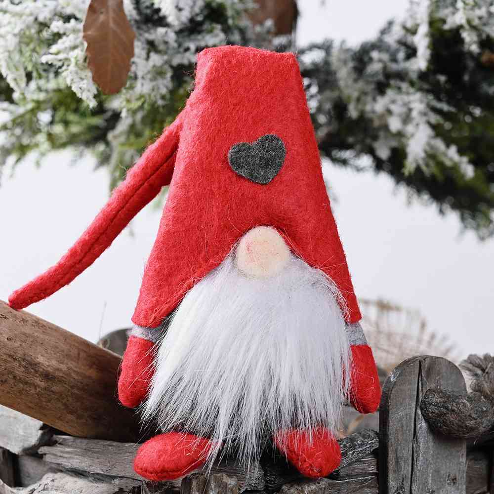 2-Piece Heart Christmas/seasonal Pointed Hat Gnomes - 11" - [5-10 DAY DELIVERY] - 2 PCS - T - SET -