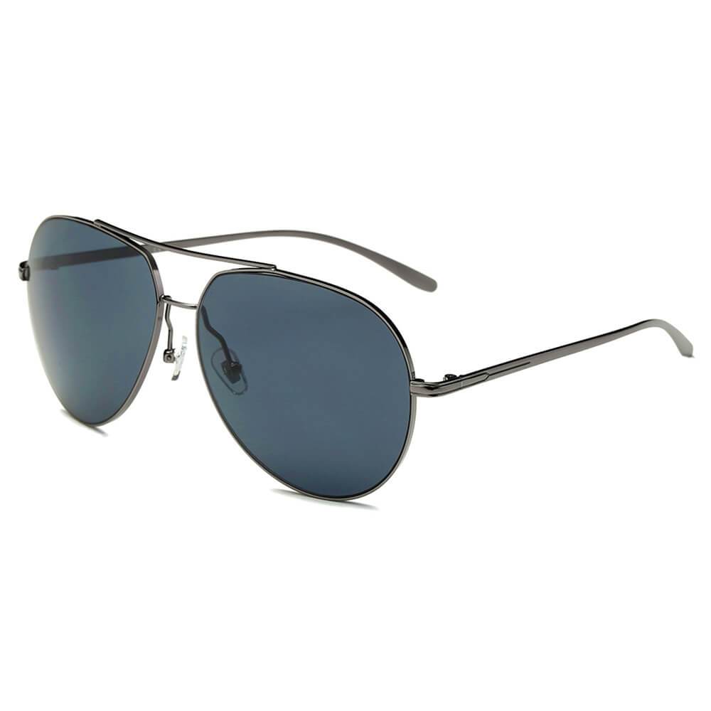 Estero | CD01 - Oversize Mirrored Lens Aviator Sunglasses - 5 COLORS -