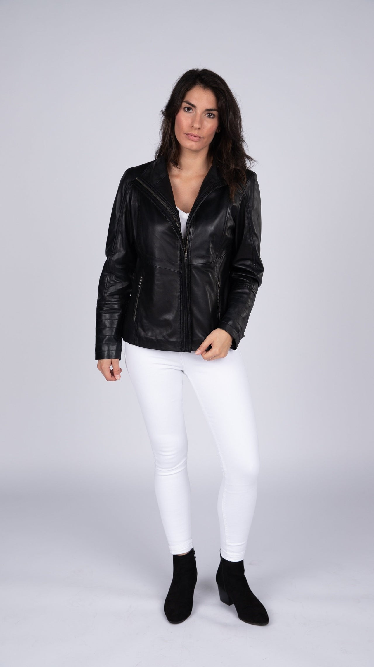 Fadcloset - Arra Womens Leather Jacket - 5 COLORS -