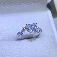 Thumbnail for 1 Carat Moissanite 925 Sterling Silver Ring