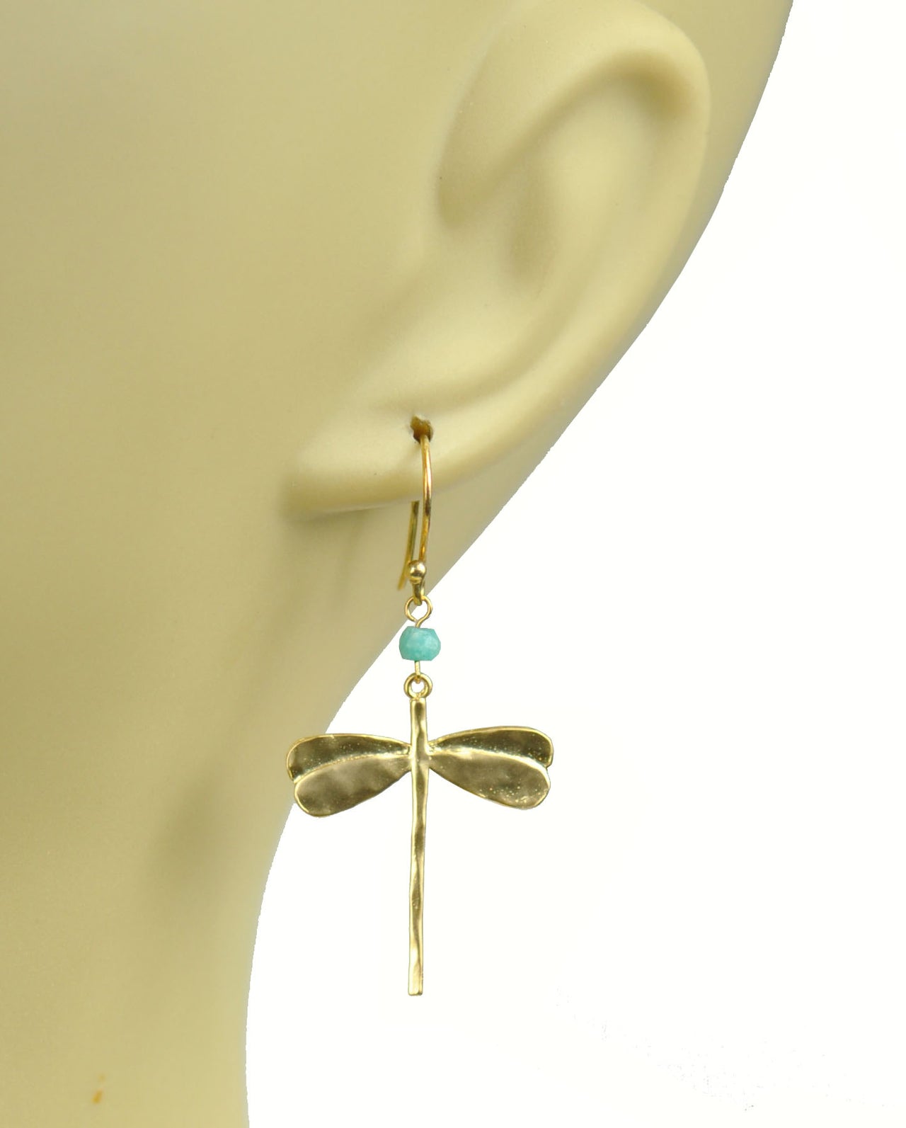 Gena Myint - Dragonfly Amazonite Earrings -