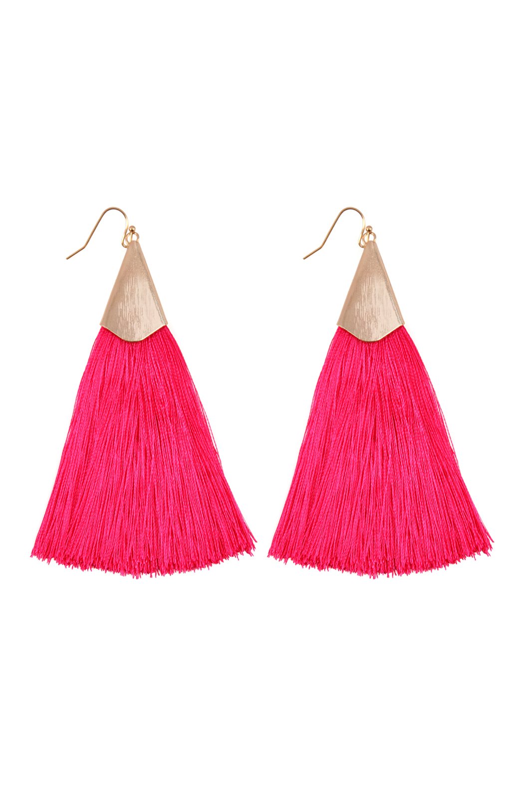 Large Tassel Earrings - 10 COLORS -