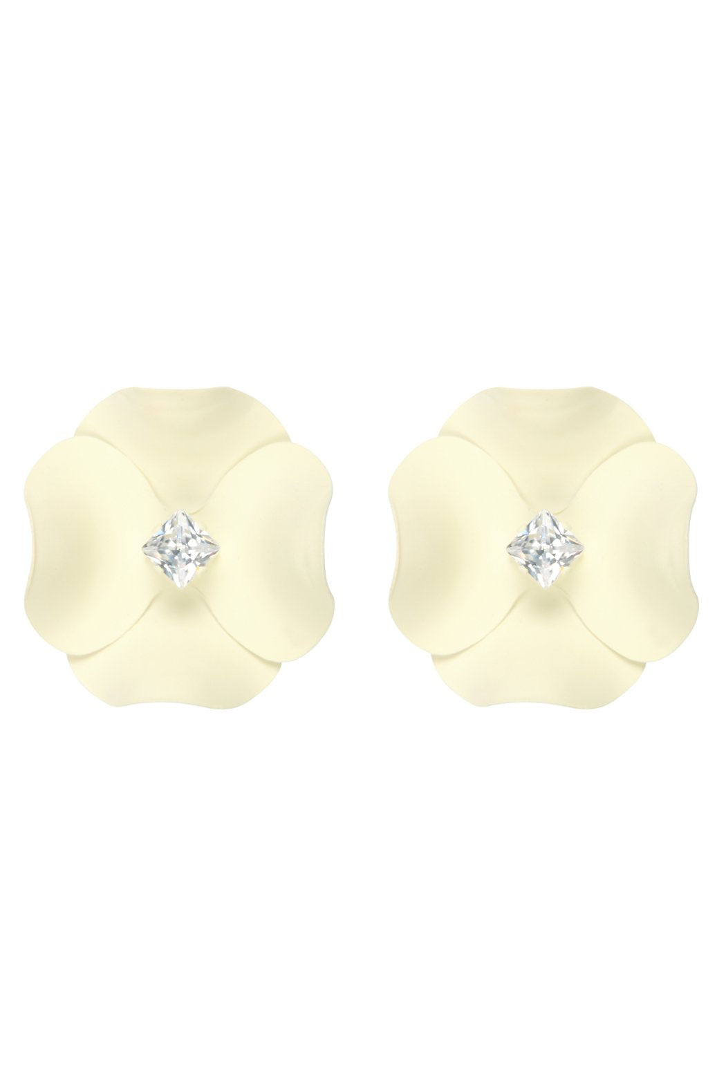 Riah Fashion - Flower Earrings - 7 COLORS -