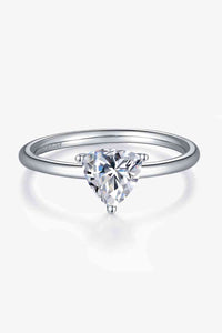 Thumbnail for 1 Carat Moissanite 925 Sterling Silver Solitaire Ring