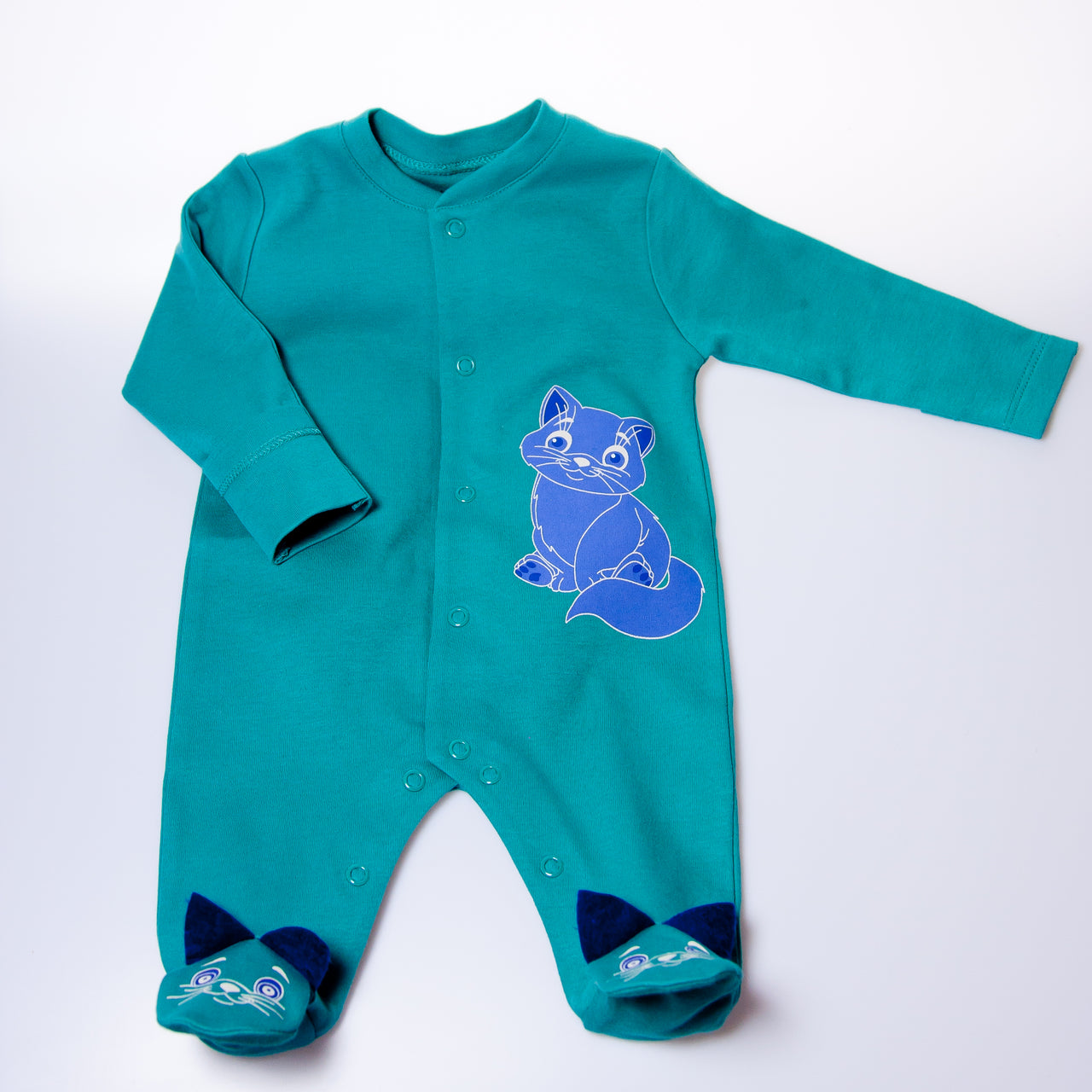 Little Ashkim - Kitten Footie - 2 COLORS -