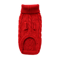 Thumbnail for Chalet Dog Sweater - Red - 9 SIZES -