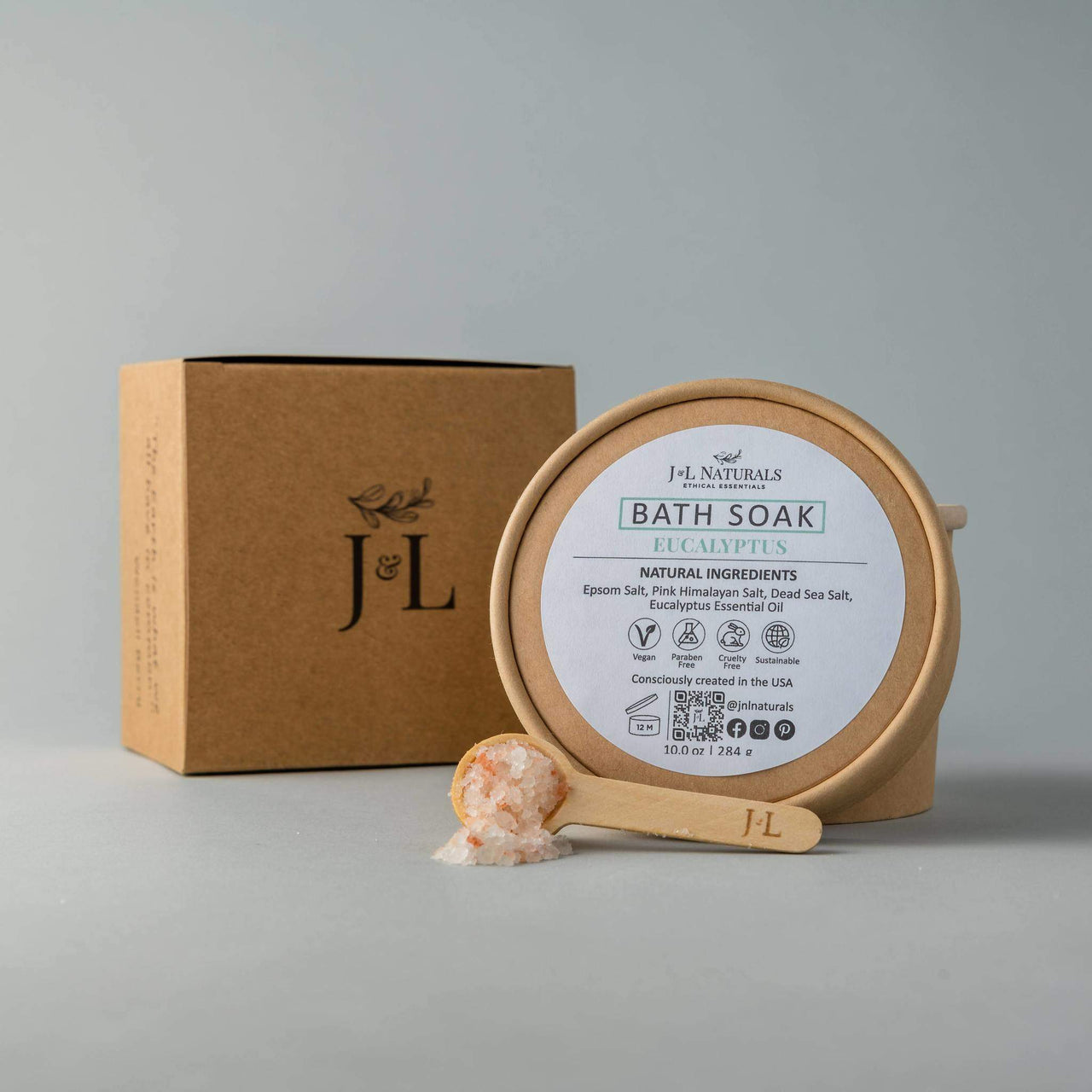 J & L Naturals - Bath Soak - 3 SIZES / 3 SCENTS -