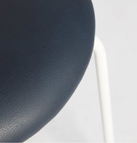 Thumbnail for GFURN - Rose Dining Chair - Rattan / White / Black Leather -