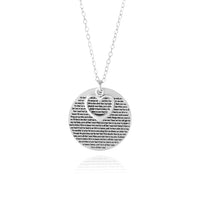 Thumbnail for Sincerely Silver - Words of Love Necklace - ADD YOUR PERSONAL MESSAGE! (AT CHECKOUT) -