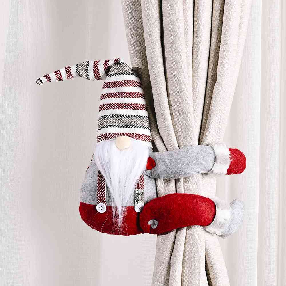 Christmas Gnome Curtain Ornaments - 15" - [5-10 DAY DELIVERY] - T - 2 TYPES/STYLES -