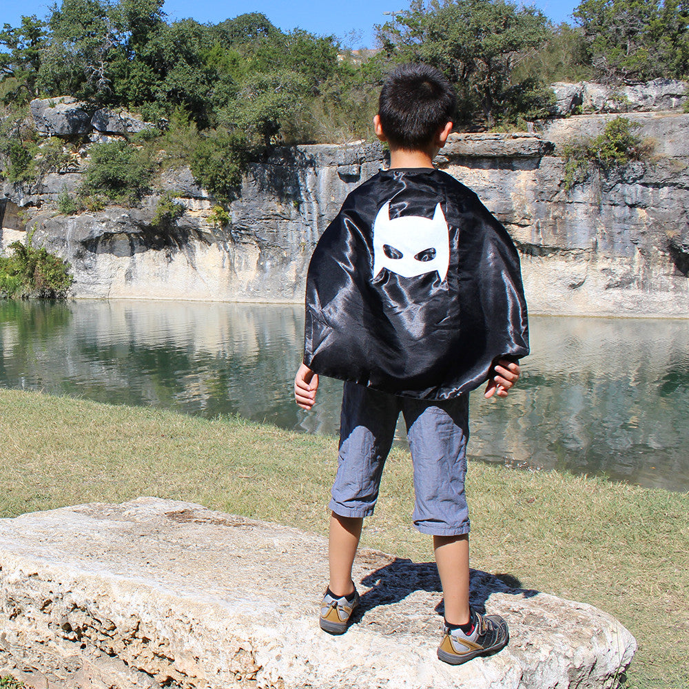 Pow - Superhero Cape - Black -