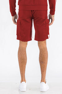 Thumbnail for Two Stripe Cargo Shorts - 1 COLOR -