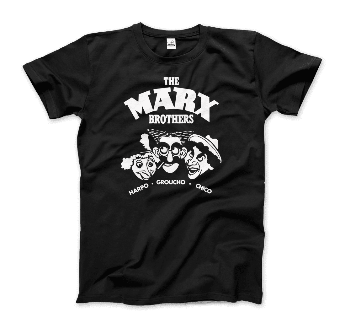 The Marx Brothers, Harpo, Groucho and Chico T-Shirt - 5 COLORS -