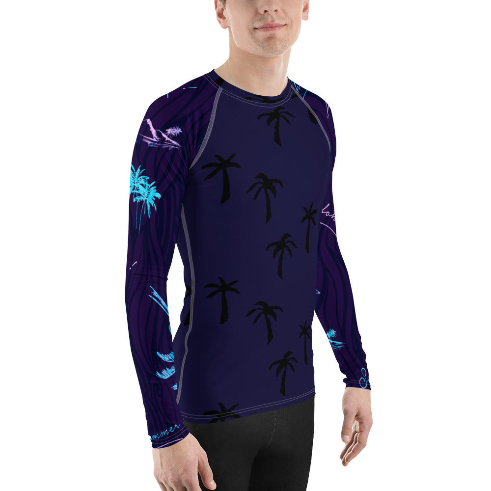 FYC - Men's Find Your Coast Aloha Adventure Performance Rash Guard UPF 40+ - 1 COLOR -