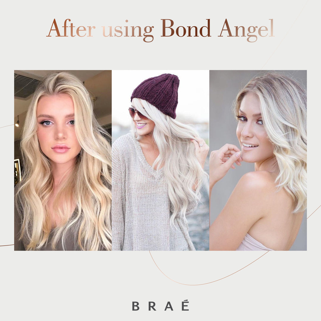 BRAE - Bond Angel Plex Effect Treatment Kit for Bleaching and Coloring Protection - 100ml Step 1, 2, 2 -