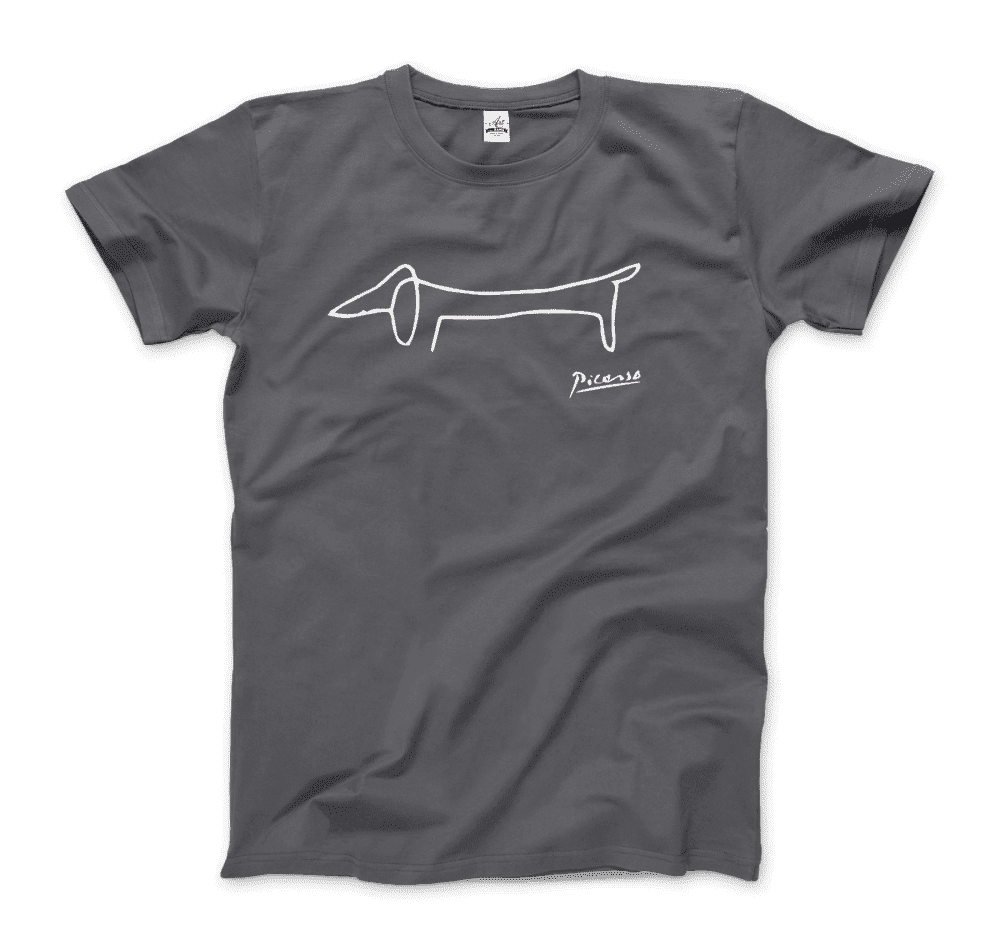 Pablo Picasso Dachshund Dog (Lump) Artwork T-Shirt - 6 COLORS