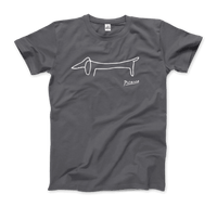 Thumbnail for Pablo Picasso Dachshund Dog (Lump) Artwork T-Shirt - 6 COLORS