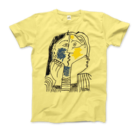 Thumbnail for Pablo Picasso the Kiss 1979 Artwork T-Shirt - 5 COLORS -