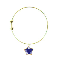 Thumbnail for Gena Myint - Lapis Lazuli Star Adjustable Bangle Bracelet -