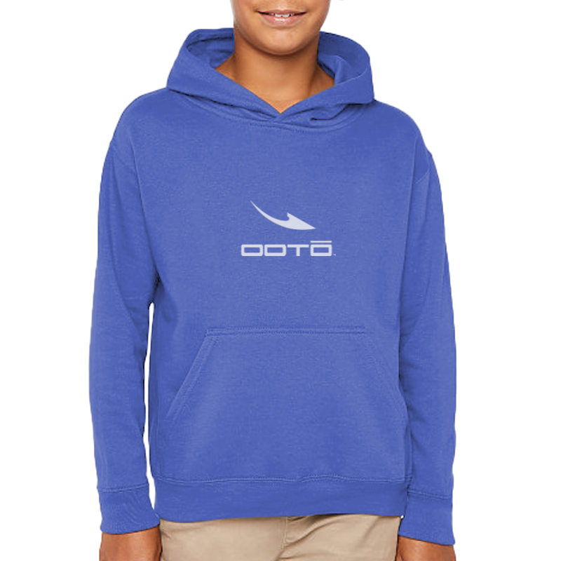 OOTO - DASH EN WHITE - Youth Pullover Fleece Hoodie - 4 COLORS -