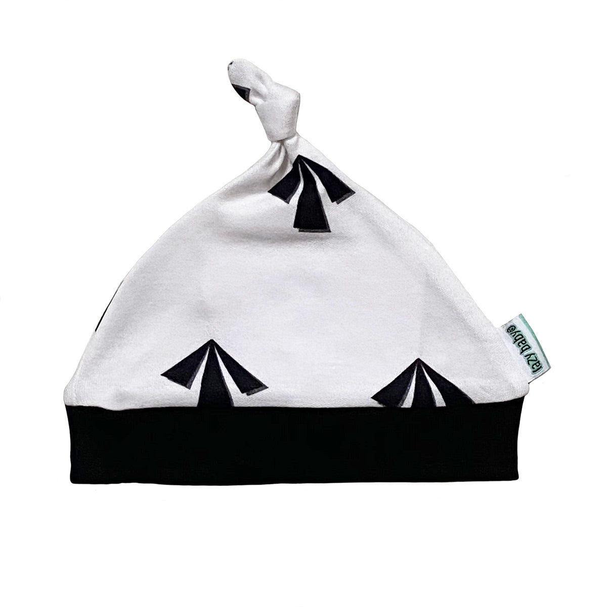 Lazy Baby Arrow Hat Black / White -