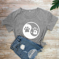 Thumbnail for Yin Yang Palm and Paw Print - [23 DAY DELIVERY] - 17 COLORS -