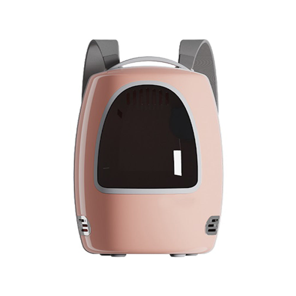 Instachew - Petpod Pet Carrier (White & Peach), Built-In Fan, Pet Bag, Shock Reduction System, Comfortable Pet Carrier - 2 COLORS -