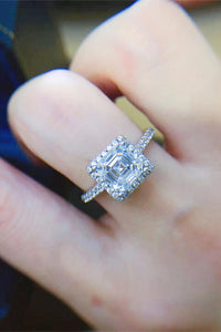 Thumbnail for 2 Carat Moissanite 925 Sterling Silver Ring