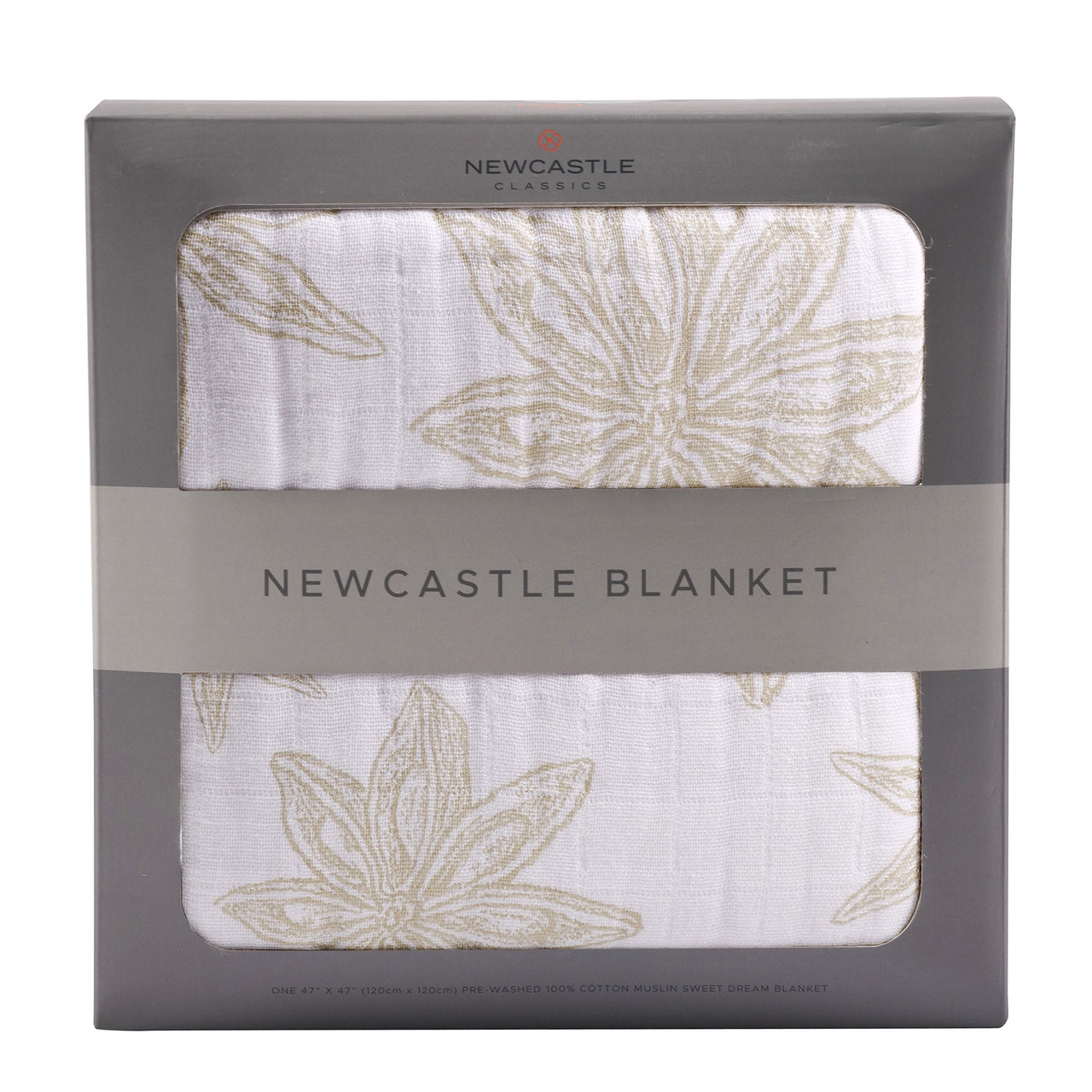 Boho Fields Cotton Muslin Newcastle Blanket -