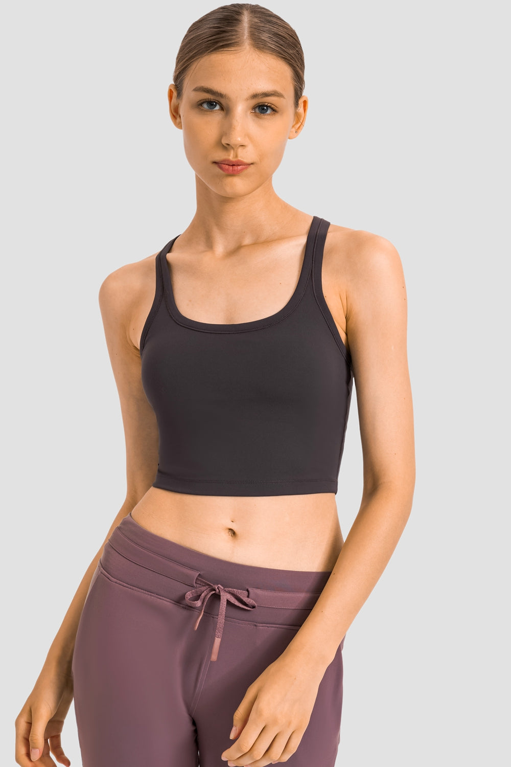 Racerback Sports Bra - T - 6 COLORS -