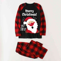 Thumbnail for MERRY CHRISTMAS Graphic Top and Plaid Pants Set - T - SOLD BY SIZE / 2 PCS. - 4 SIZES -