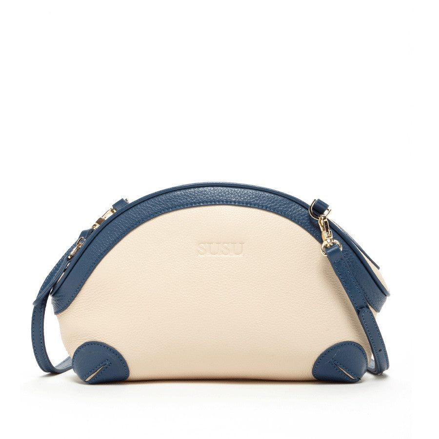 Coco Ivory Leather Crossbody Bag -