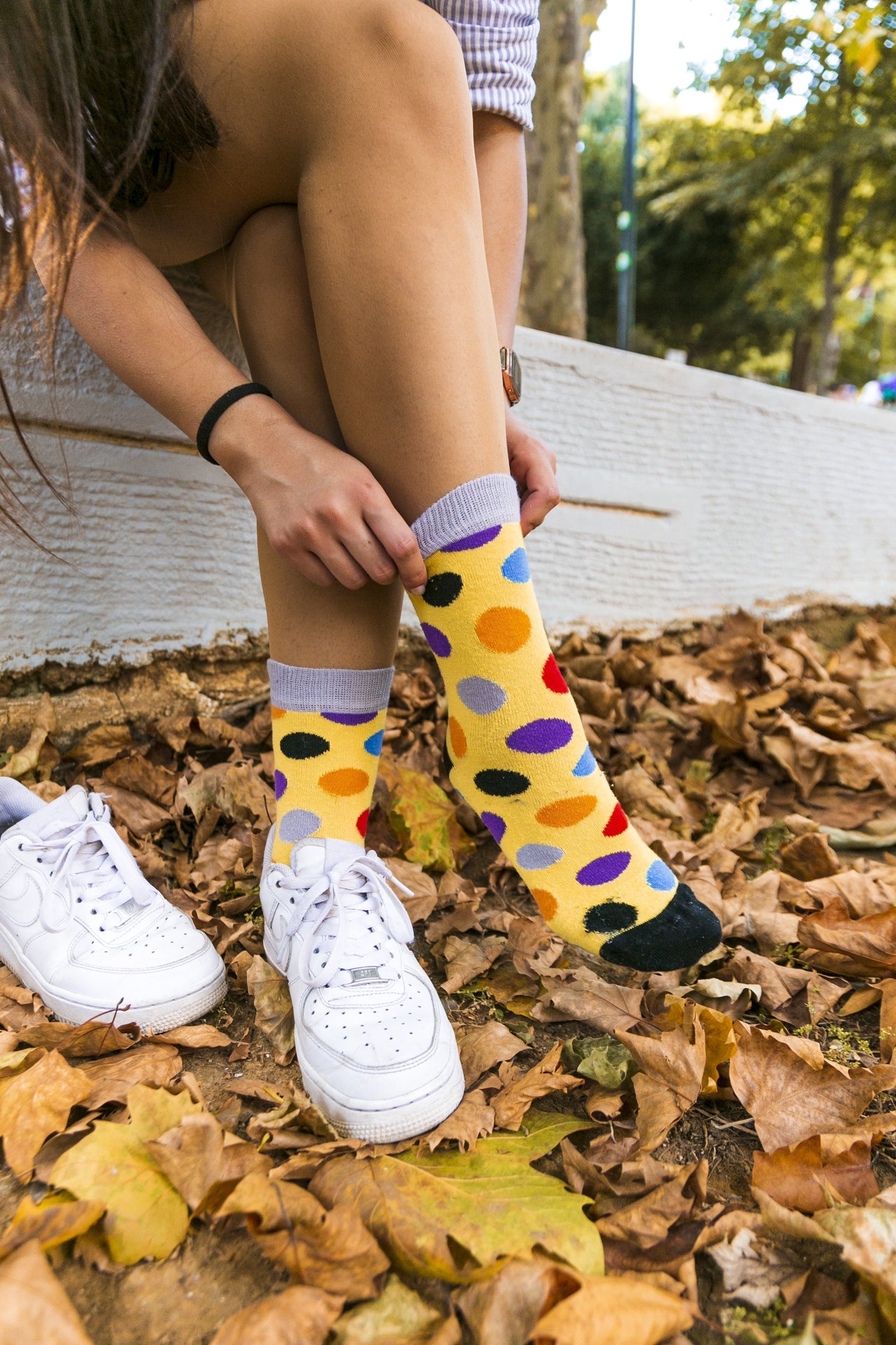 Women's Modern Dots Socks Set - 5 PACK -