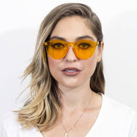 Thumbnail for Fargo | S2005 - Hipster Translucent Unisex Monochromatic Candy Colorful Lenses Sunglasses - 9 COLORS -