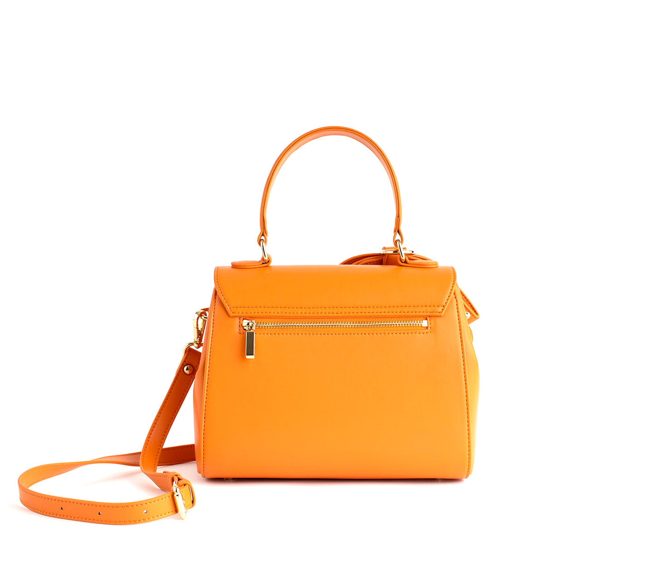 GUNAS NEW YORK - Cottontail - Orange Vegan Leather Bag - 1 COLOR -