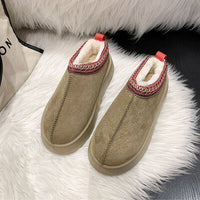 Thumbnail for Faux Fur Center-Seam Slippers - T - 1 COLOR -