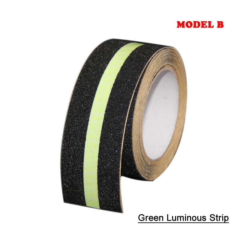 1Pcs 5cm 5m Anti Slip Warning Tapes Luminous for Factory Warehouse Home Bathroom Stairs Skateboard Safety Tapes - [28 DAY DELIVERY] - 3 COLORS -