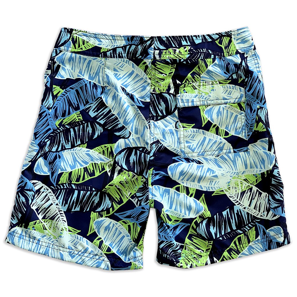 La Palma Eco-Beachwear Surf Botanical Print 17" Boardshorts - 1 COLOR