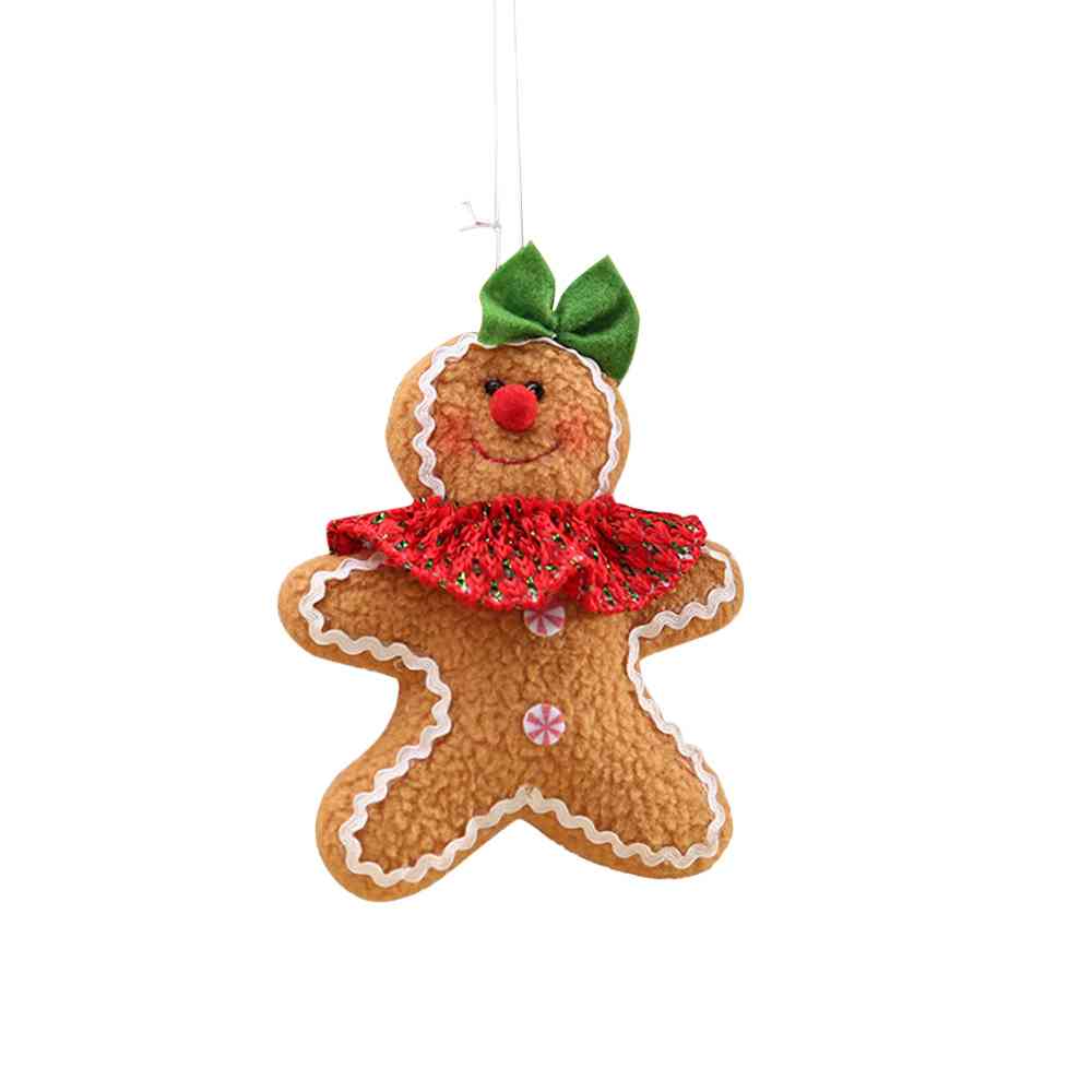 Gingerbread Man Ornaments - 5.9"/6.7" - [5-10 DAY DELIVERY] - T - 2 STYLES / TYPES -